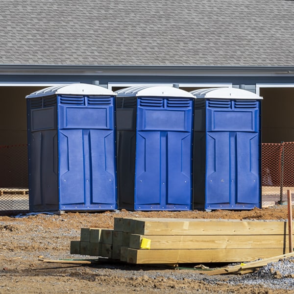 are there any restrictions on what items can be disposed of in the portable restrooms in Sun City